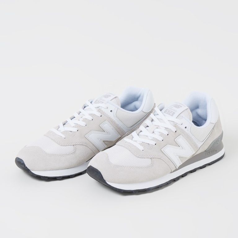 Giày Sneaker Nam Nữ NB 574 Sữa Chữ Trắng (fullbox+tặng hộp bảo vệ box)