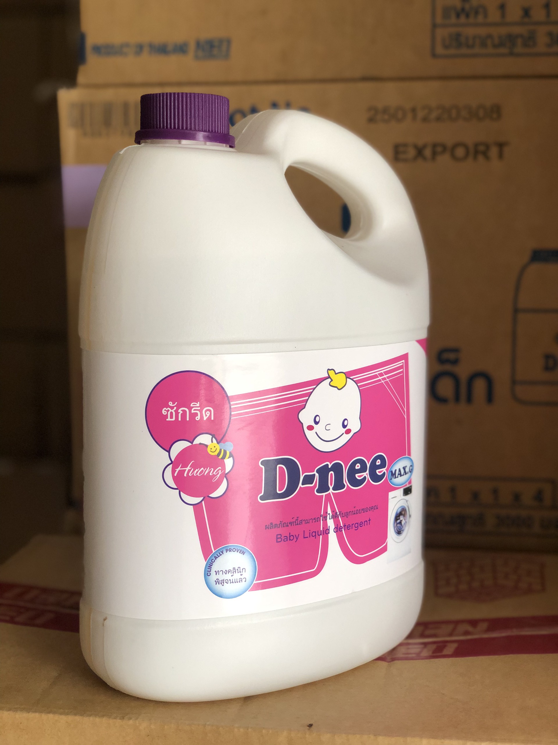 Nước Giặt Quần Áo Cho Trẻ "Dnee Max" can 3,8l => { an toàn - tiện lợi- tiết kiệm }