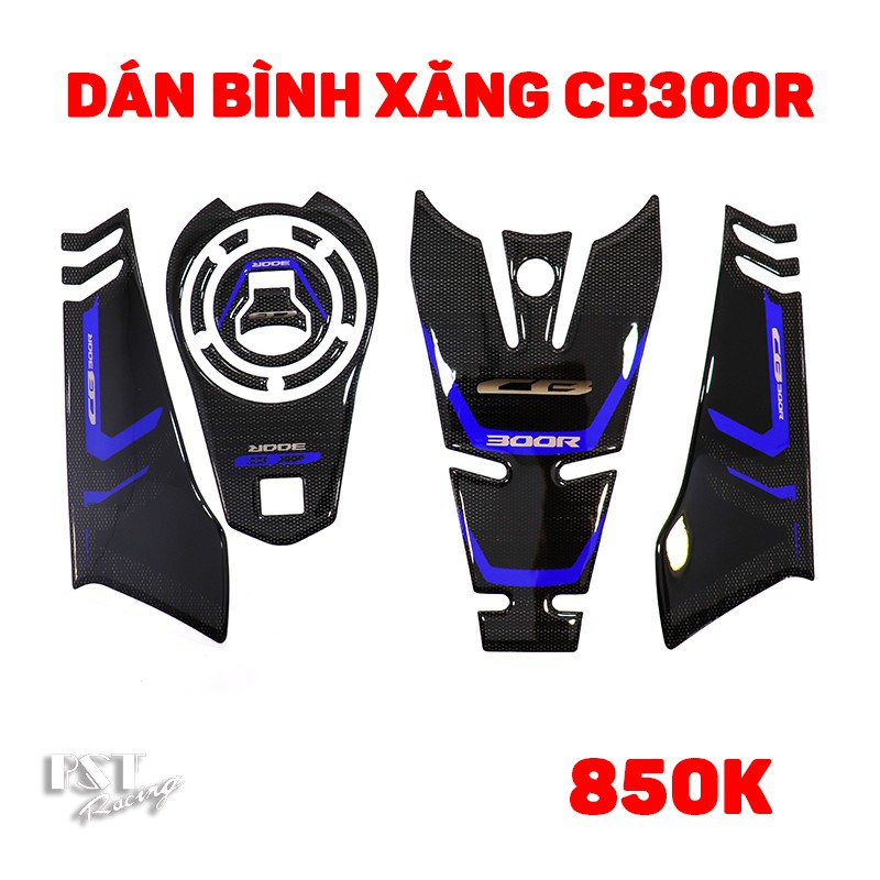 Dán bình xăng cb300r ,chống trượt bình xăng cb300r ,xương cá dán bình xăng cb300r