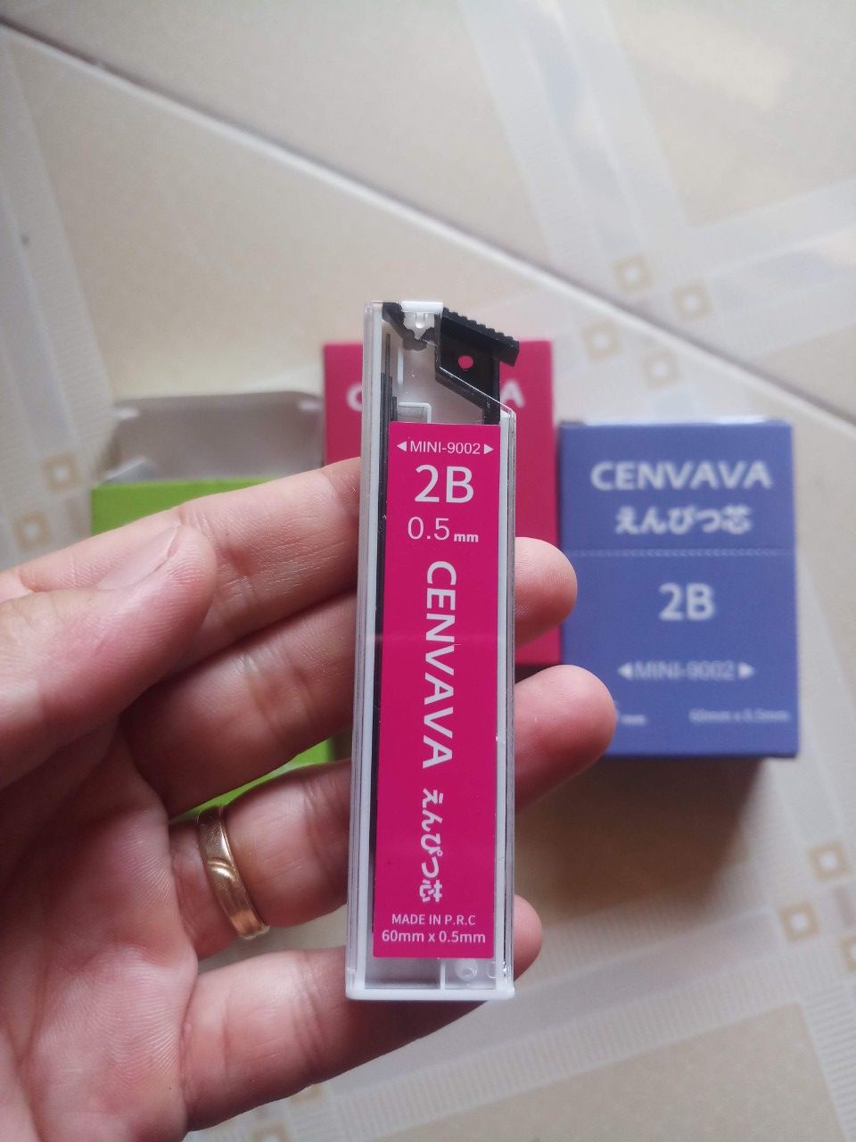 1 ống ruột Ngòi chì bấm CenVaVa mini-9002, 60*.0.5mm