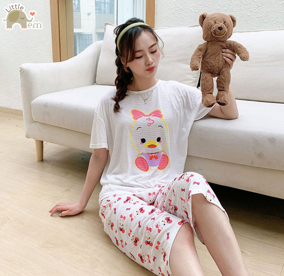Bộ đồ đôi xuất Nhật lửng cho mẹ và bé