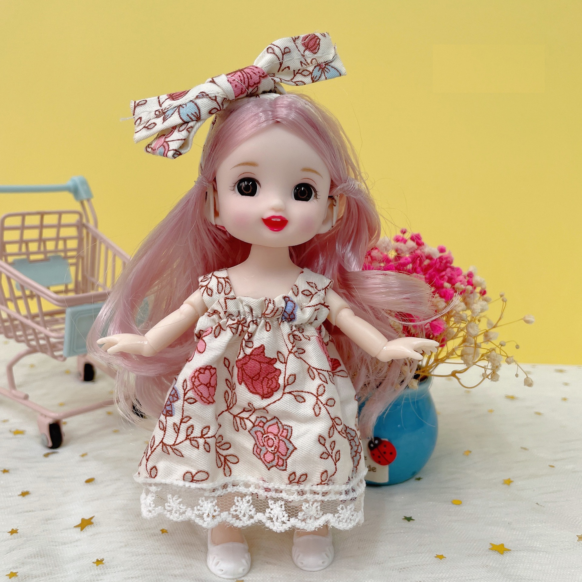 Búp Bê Barbie - búp bê 17 cm có khớp ,búp bê nữ có khớp, búp bê cho bé gái, búp bê barbie, búp bê 17 cm, búp bê chibi, búp bê 30cm có khớp, đồ chơi cho bé gái, búp bê giá rẻ, do choi be gai, đồ chơi búp bê giá rẻ, bupbe baby , búp bê baby