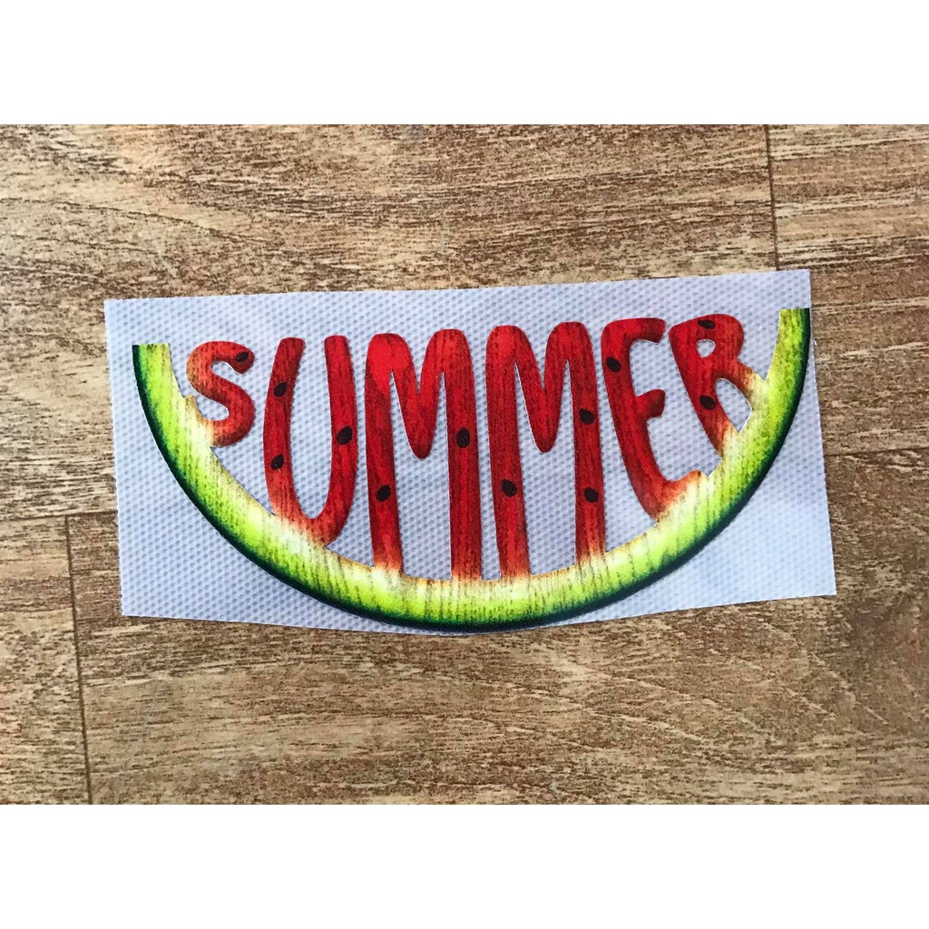 Hình ủi, hình ép nhiệt - Summer