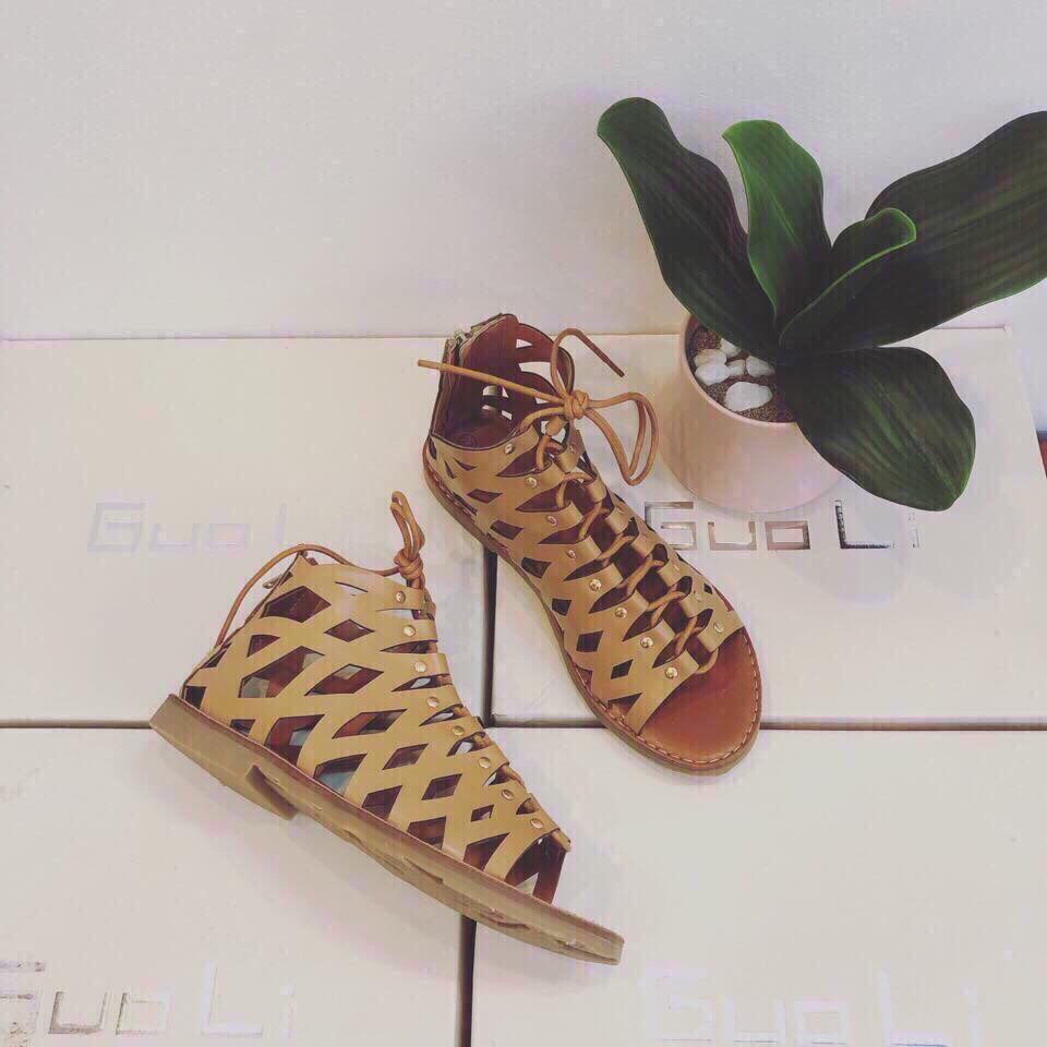 [HÀNG MỚI] Sandal da rọ kiểu chiến binh