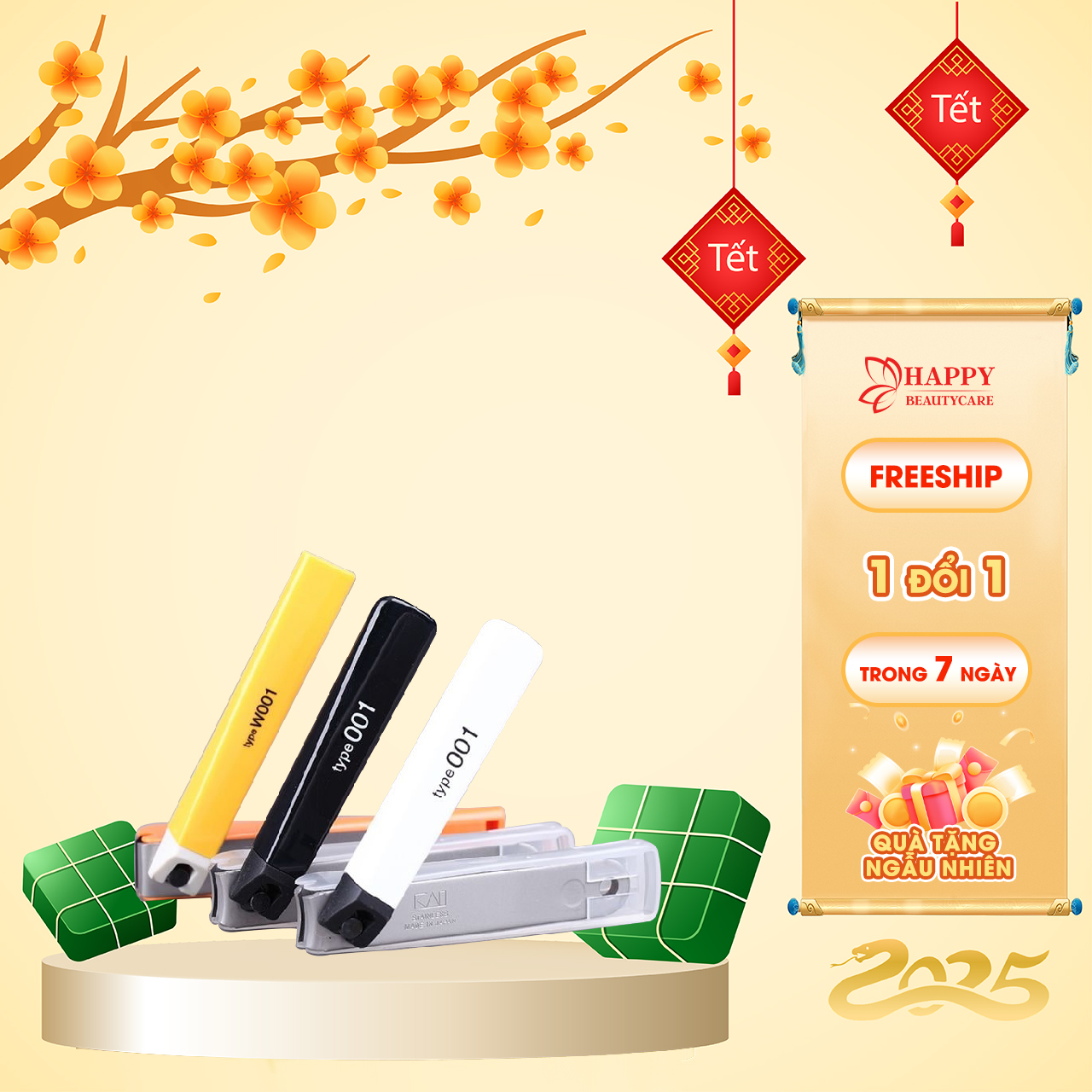 Bấm Móng Tay Kai KE0108 Cỡ Trung ( 37411- Type 001 Màu Trắng )