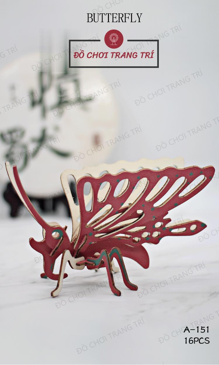 Đồ chơi lắp ráp gỗ 3D - Mô hình ĐỘNG VẬT