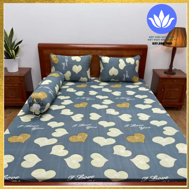 Ga/Drap lẻ thun lạnh in 3D HÀN QUỐC -CAO CẤP (size 1.4*2m nệm dưới 20cm)