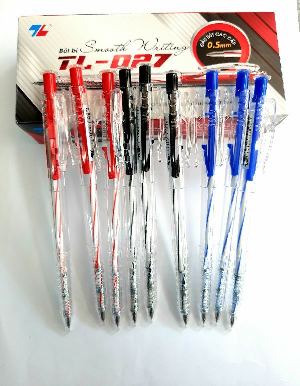 Hộp 20 cái bút bi Thiên Long 027 (hàng chính hãng)