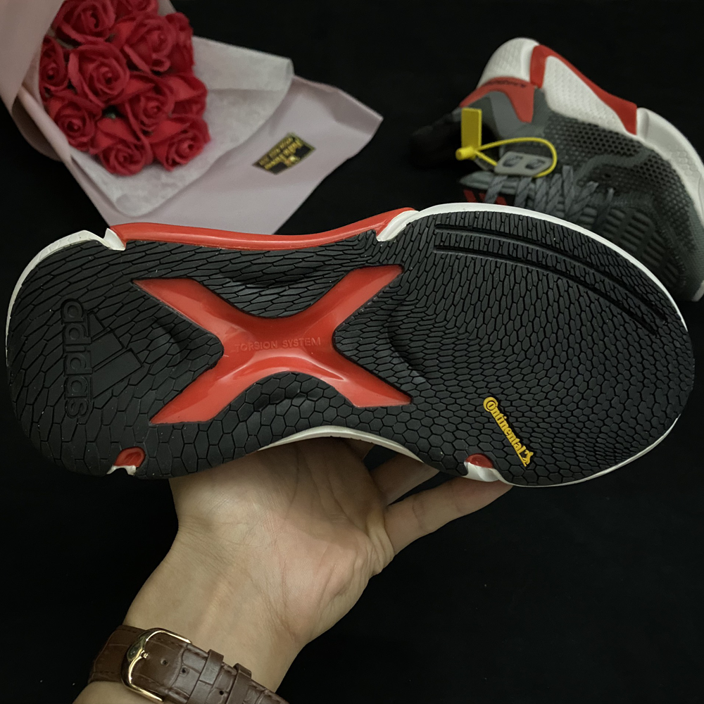 [Full box & Freeship] Giày Thể Thao Sneaker Alphabounce Xám Đỏ Version 2020 - Nam Nữ