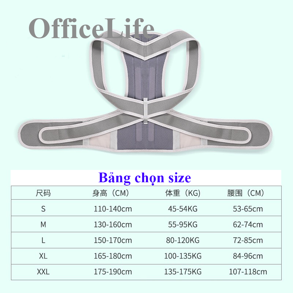 Đai chống gù lưng nam nữ phiên bản cao cấp [tặng kèm đệm giảm đau nách]