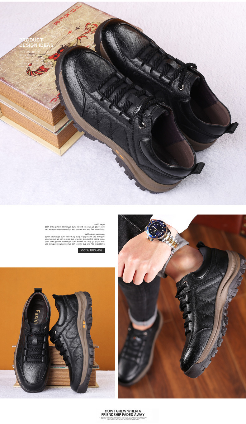 Giày Sneaker Nam Thể Thao Da Cao Cấp GN10
