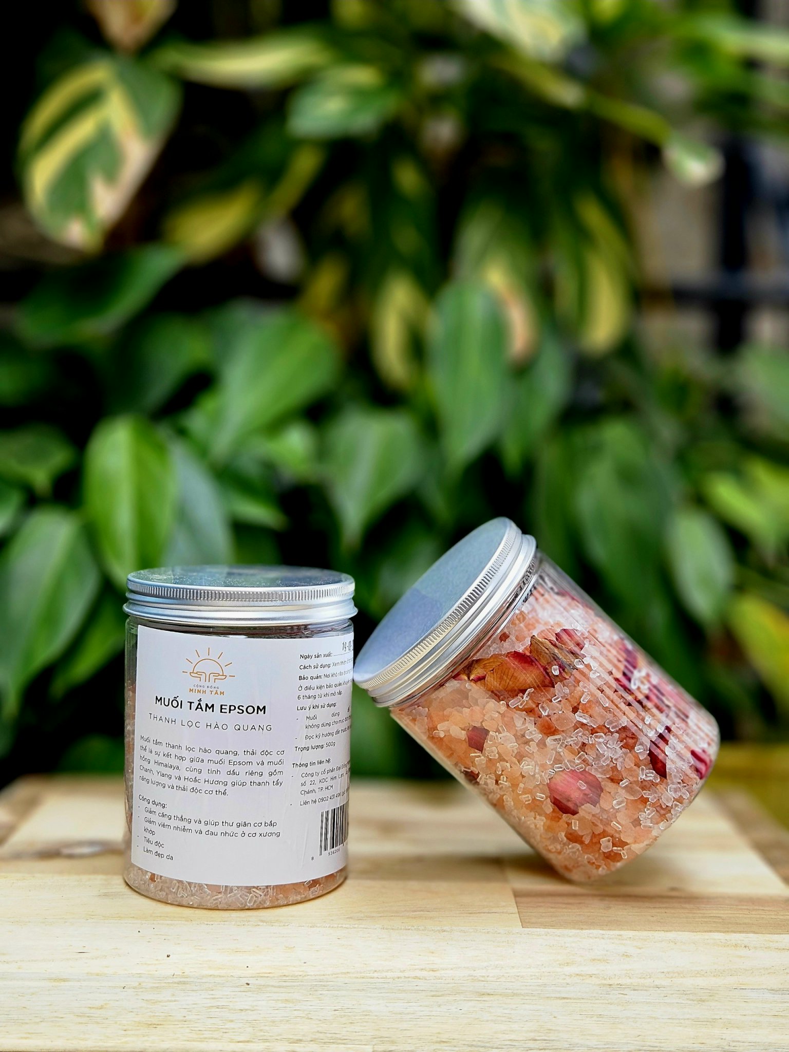 Muối tắm thanh lọc hào quang Epsom 500gr