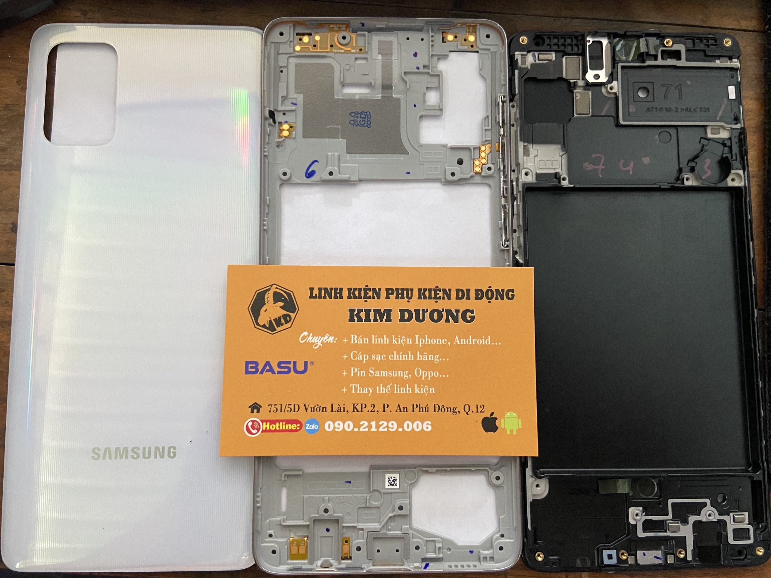 [HCM]Bộ Vỏ + Khung Sườn SamSung Galaxy A71