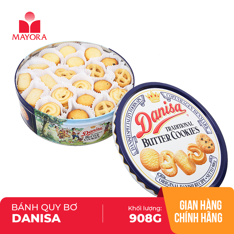 BÁNH QUY BƠ DANISA 908G