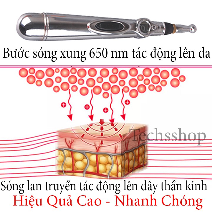 Bút châm cứu DF-618 - Máy châm cứu trị liệu - Không dùng kim
