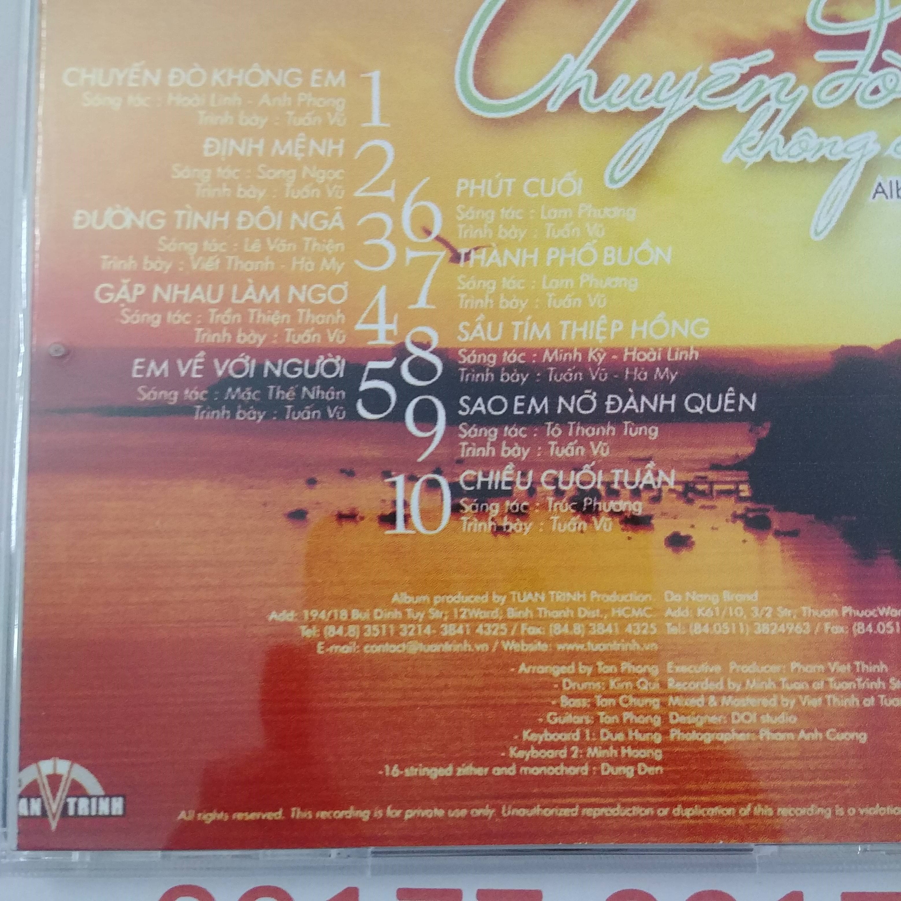 [HCM]CD Chuyến Đò Không Em - Tuấn Vũ