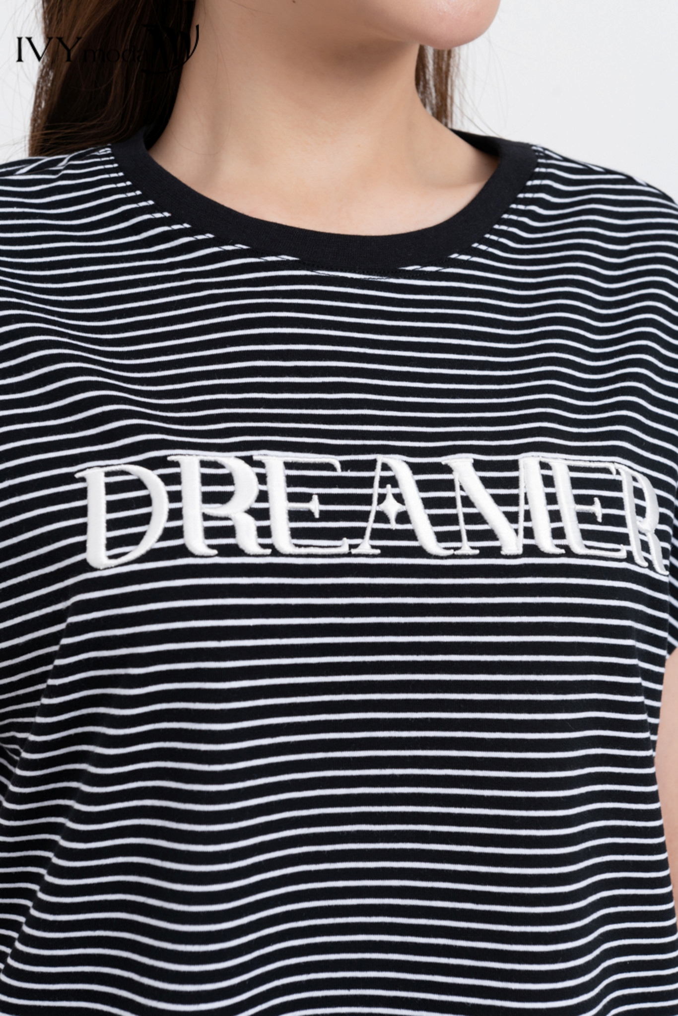 Áo thun tay hến dreamer IVY moda MS 56M8335