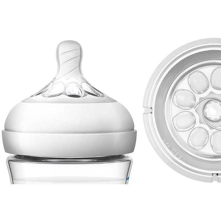 Núm ti bình sữa cổ rộng Avent Natural [Đủ số] [Cam kết chính hãng]