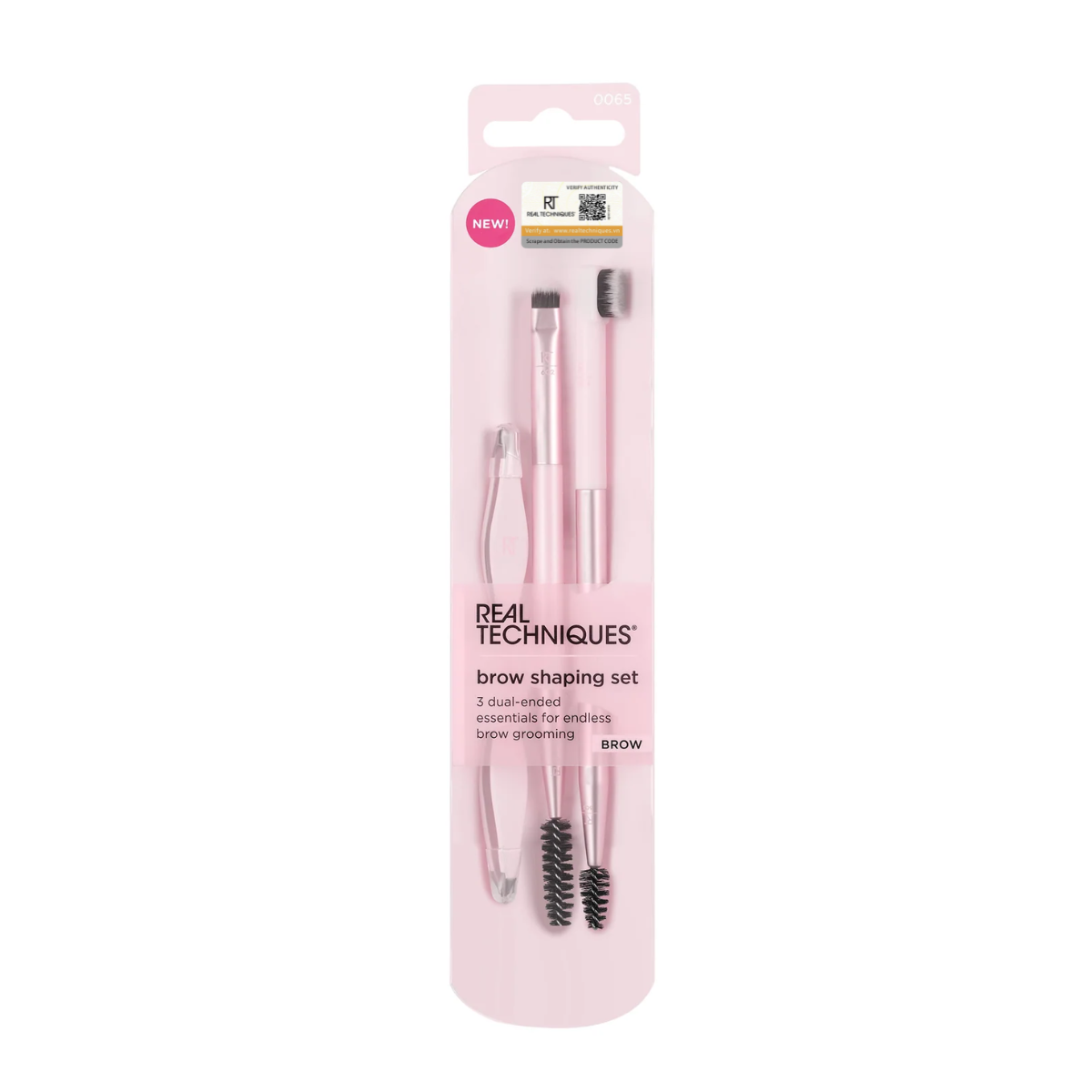 Bộ 3 cây cọ mắt RT Real Techniques 3pcs Brow Shaping Set