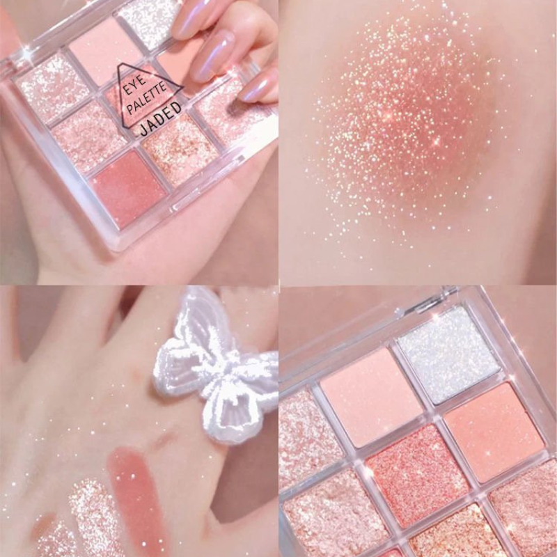 9 Colors Eyeshadow Palette waterproof eyeshadow makeup