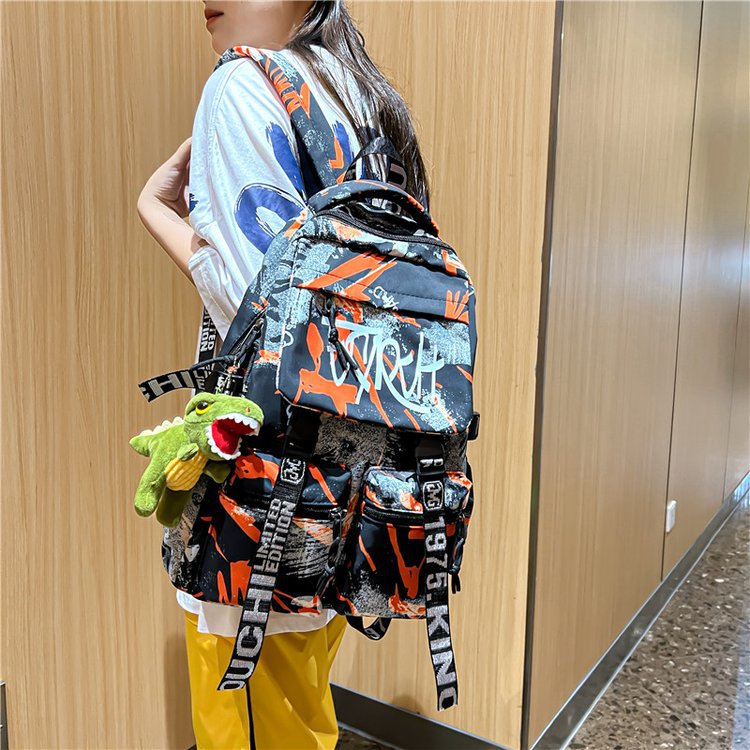 [SALE ĐẬM- SIZE 41] Balo cho bé trai từ lớp 3-9 đi học, cặp sách học sinh tiểu trung học, cặp sách màu loang cá tính cho học sinh cấp 1,2