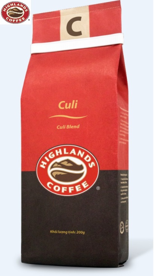 Cà phê rang xay Culi Highlands Coffee 200g