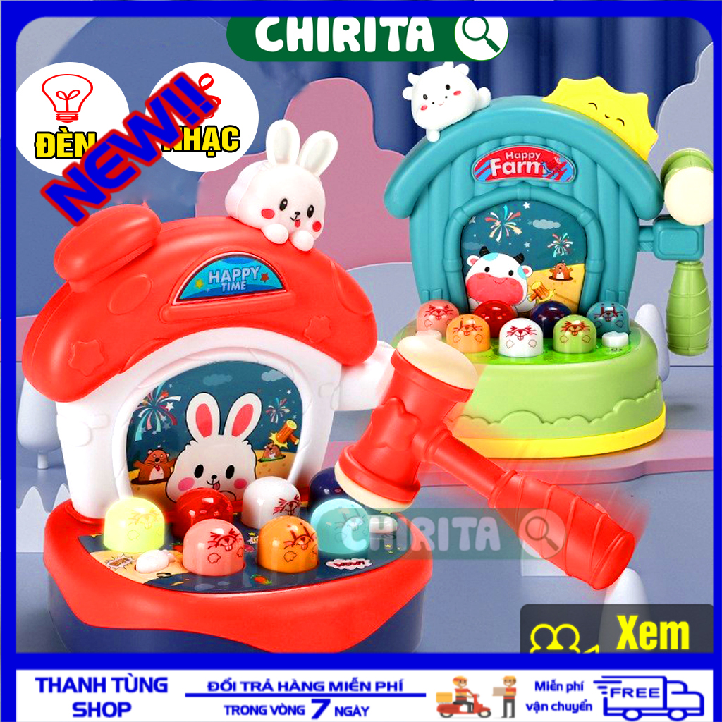 [ GIẢM 20K SHIP CHO MỌI ĐƠN HÀNG ] Bộ Đồ Chơi Đập Chuột Phát Nhạc Cho Trẻ em, Đồ Chơi Trẻ Em Bộ Đồ Chơi Đập Chuột Cho Bé (Có Nhạc + Đèn + PIANO) - Đồ Chơi Đập Chuột Cho Bé, Đồ Chơi Thông Minh Cho Bé Trai Và Bé Gái CHIRITA