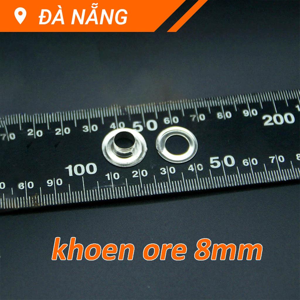 Khoen nhôm 8mm túi 100 cặp ( mắt cáo)