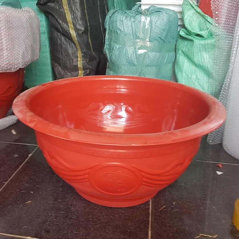 Combo 10 chậu nhựa trồng cây T48 (D = 46cm x cao 23cm)