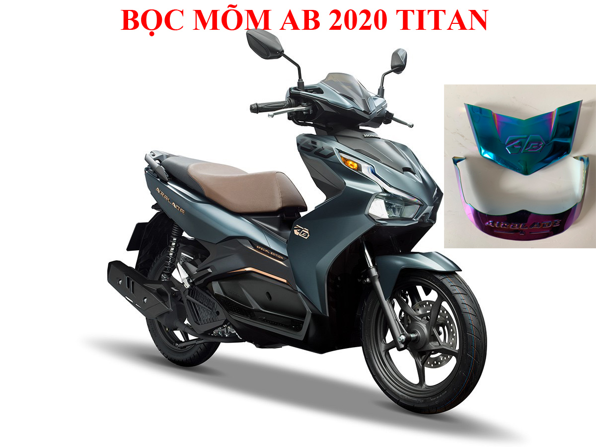 BỌC MÕM ĐUÔI TITAN SIRIUS, AIRBLADE 2016-2019, SH 2012-2019, WAVE 2017-2019, VISION 2016-2019 ( BẢO VỆ DÈ TRƯỚC SAU –GIÁ 1 BỘ)