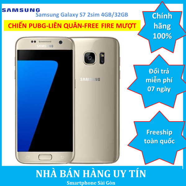 [HCM]ĐIỆN THOẠI Samsung Galaxy S7 edge 2sim Chính Hãng ram 4G/32G mới - Chơi Game mướt