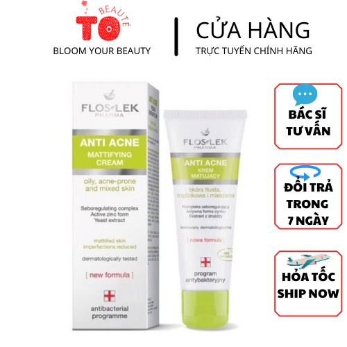 [HÀNG SẴN- ĐỦ BILL] KEM DƯỠNG ẨM, KIỀM DẦU FLOSLEK 50ML