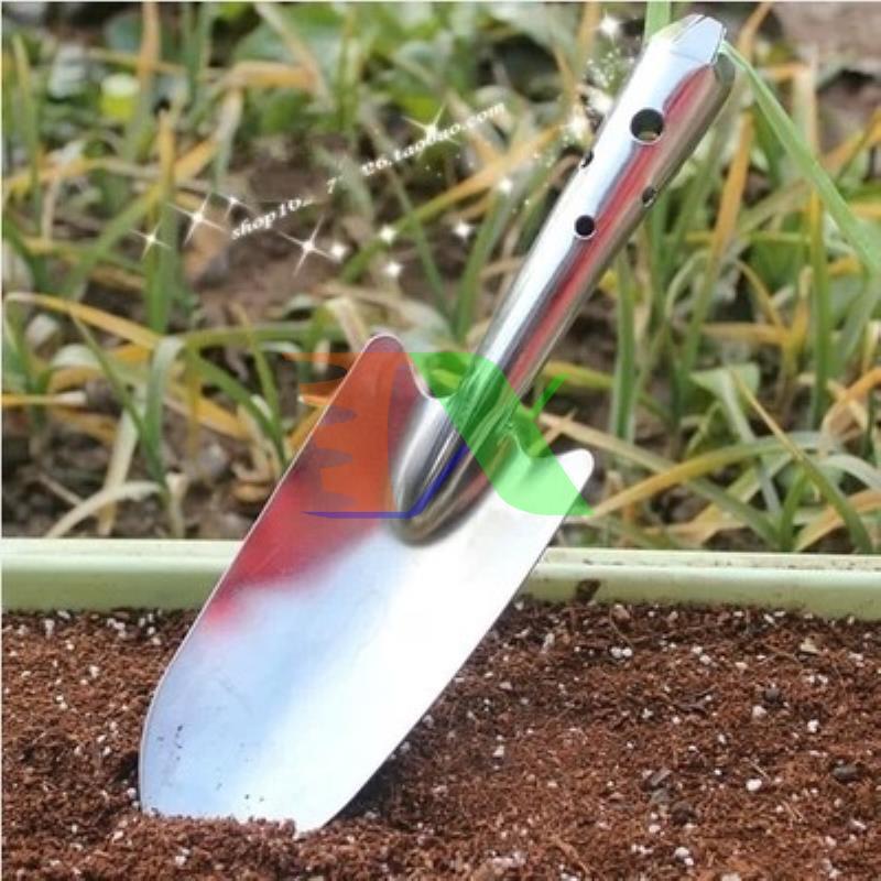 Gardening shovel stainless steel txe-01, shovel steel white jade hand, shovel INOC handheld mini