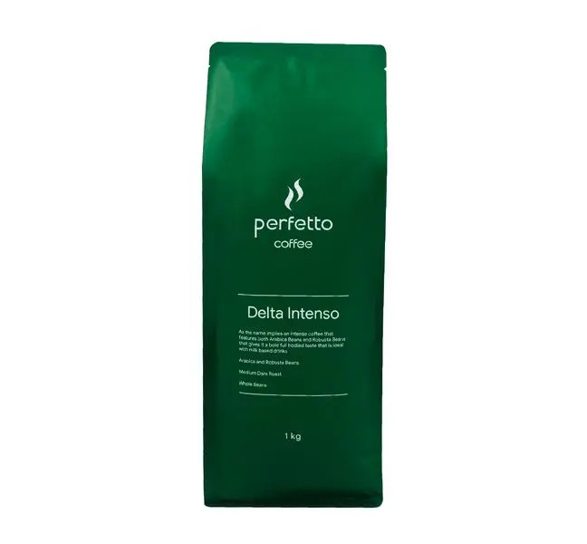 Cà phê hạt Delta Intenso 60% Arabica & 40% Robusta (1000g) - Cà phê hạt nguyên chất 100%