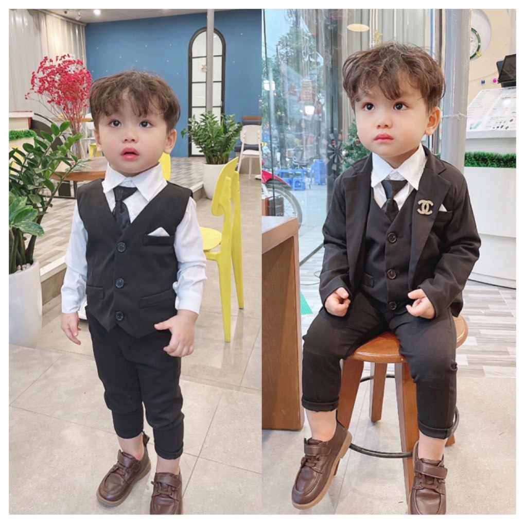 bộ vest 6 chi tiết cho bé 9-23kg