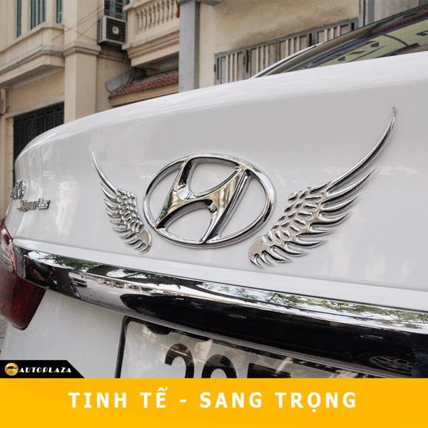 Cánh thiên thần trang trí logo xe (Màu vàng )