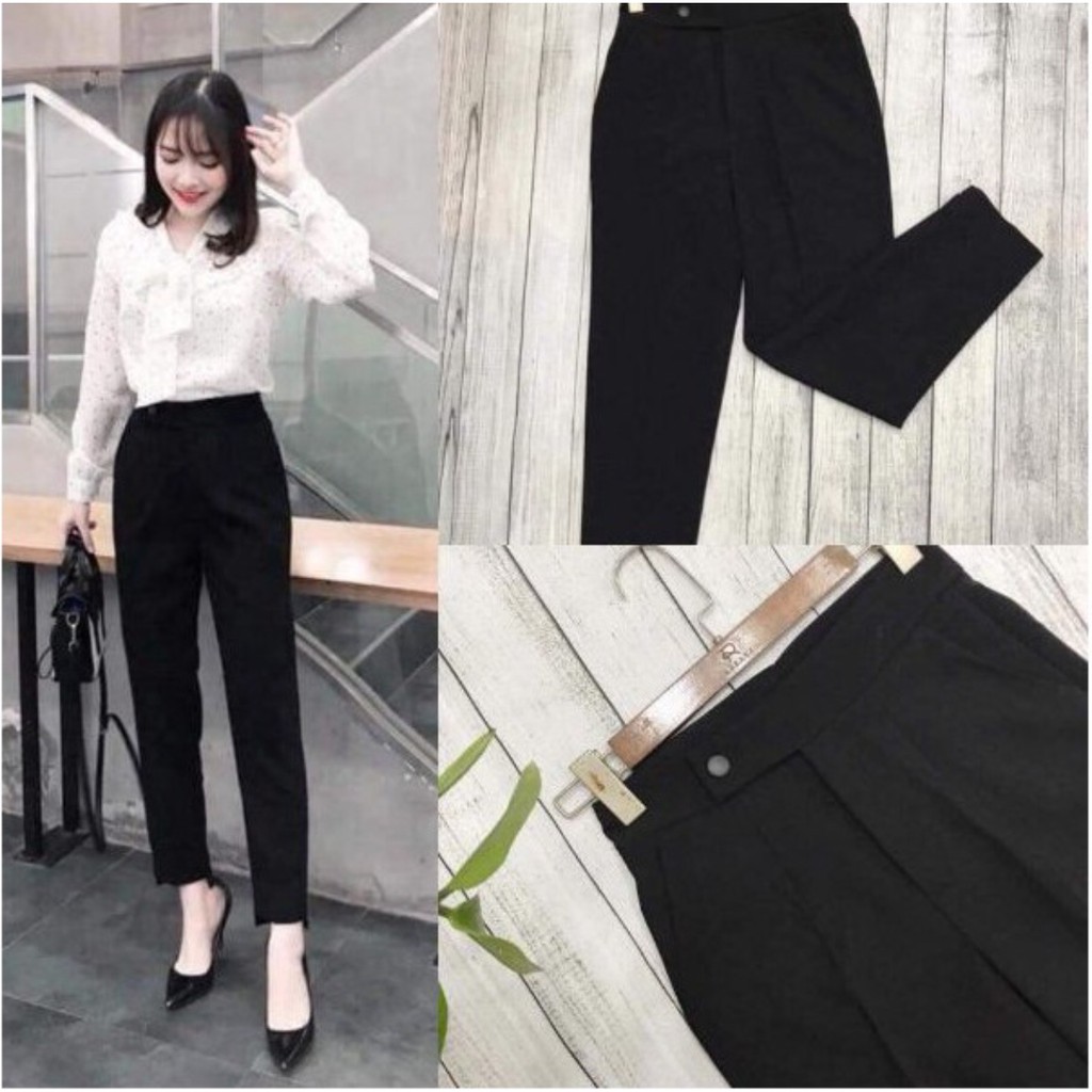 Quần Công Sở Baggy Gấu Lệch 💖💖