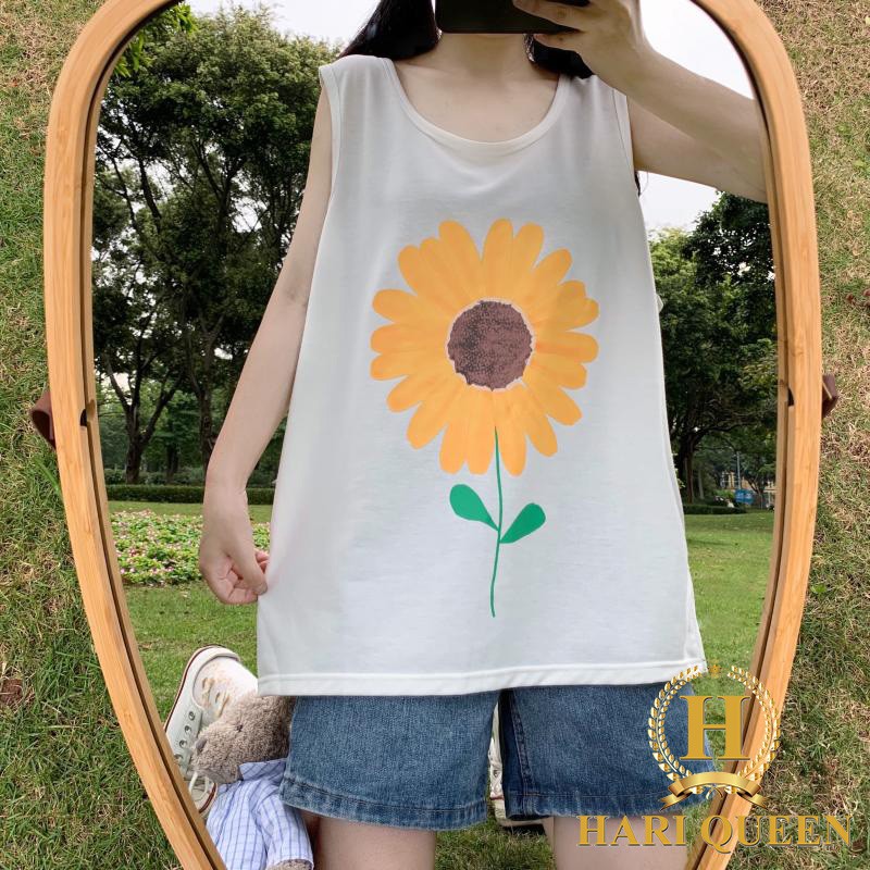 Áo tanktop hoa vàng cá tính HARI0520
