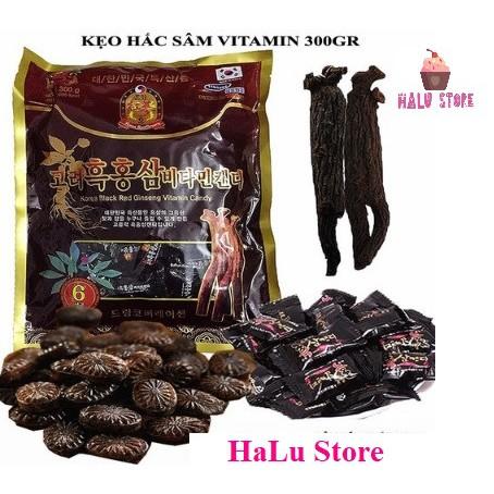 [HCM]Kẹo hắc sâm Hàn Quốc gói 300gr