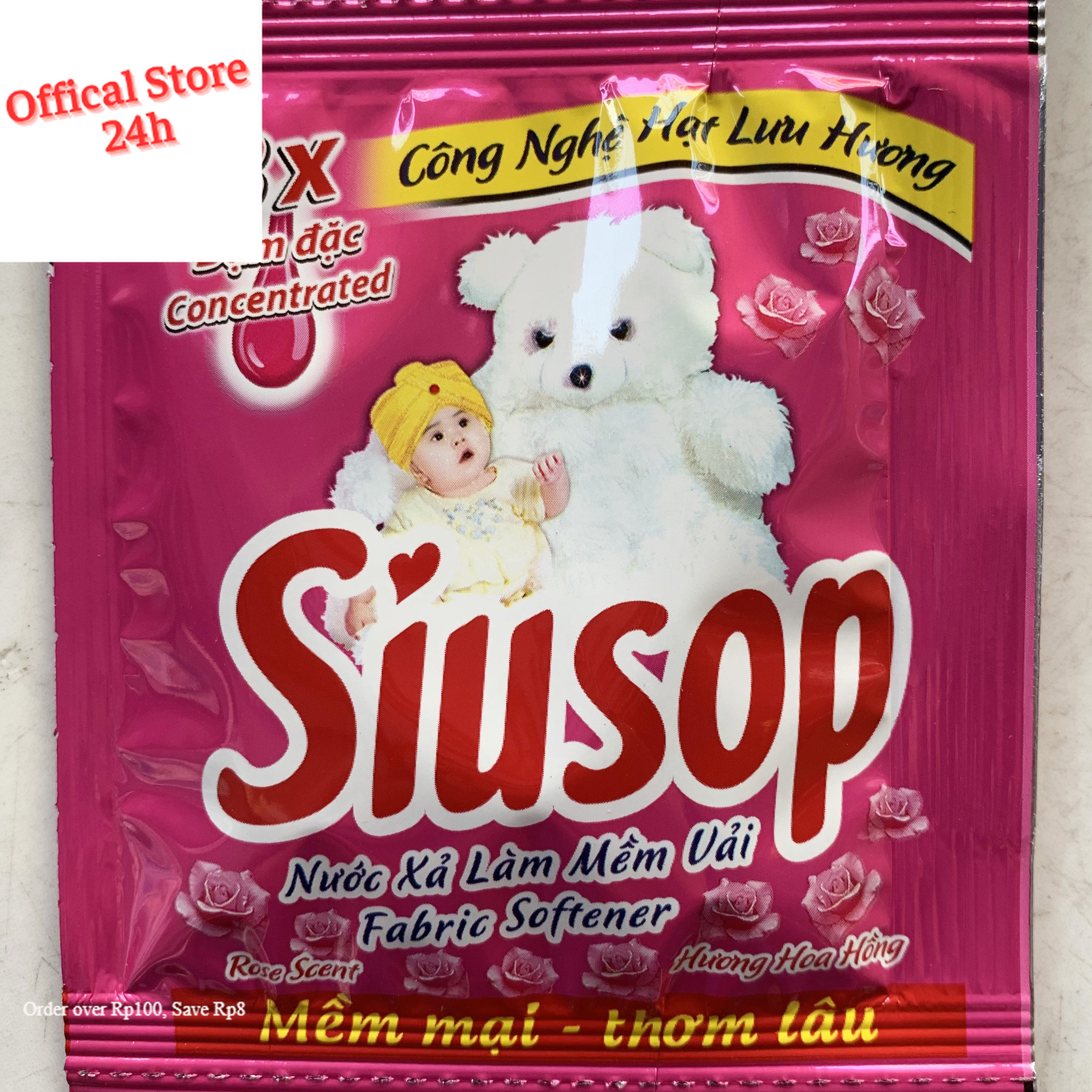 1 Dây 10 Gói Nước Xả Làm Mềm Vải SiuSop