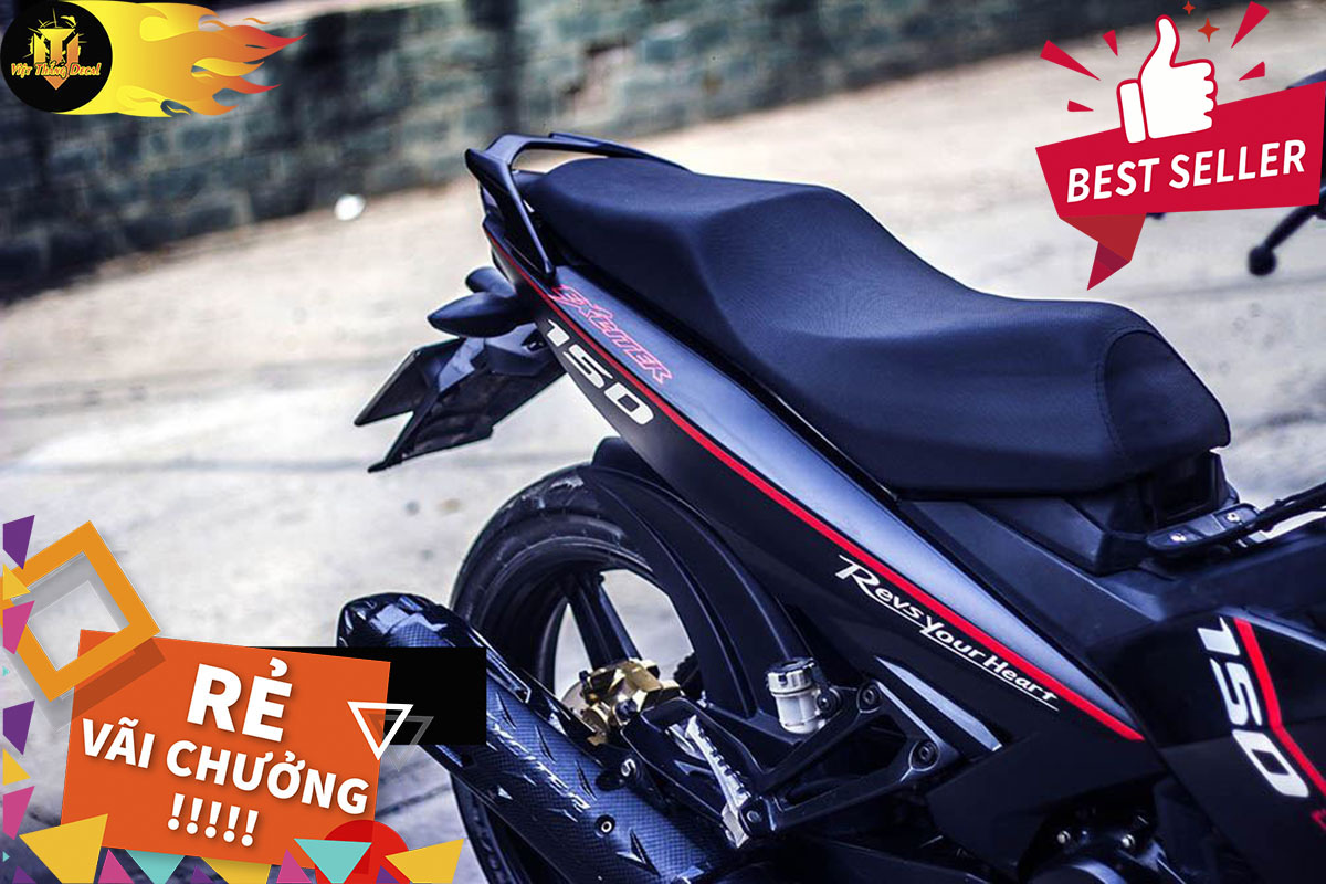 Tem Trùm Exciter 150 Limited Edition Đen Nhám