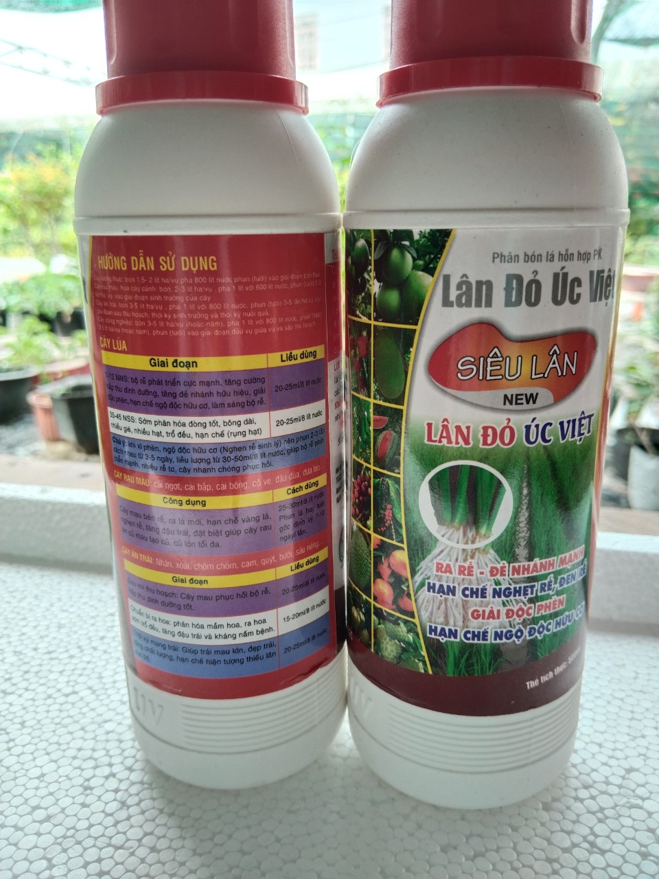 Phân Bón Lá Siêu Lân Đỏ - Chai 500 ml