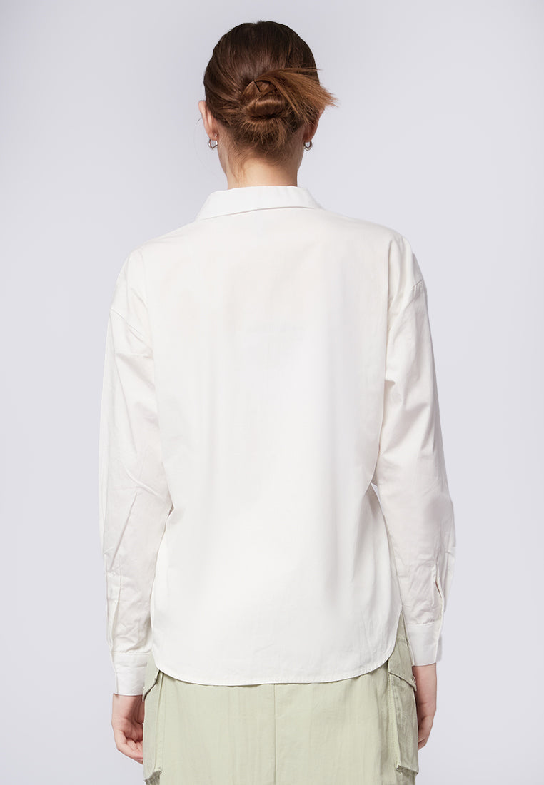 Colorbox Áo Sơ Mi Oversize Có Khóa Bên Hông