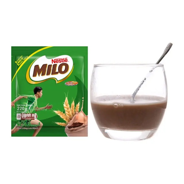 Thức uống lúa mạch Nestlé MILO Sữa 3 trong 1 bịch 220g x2