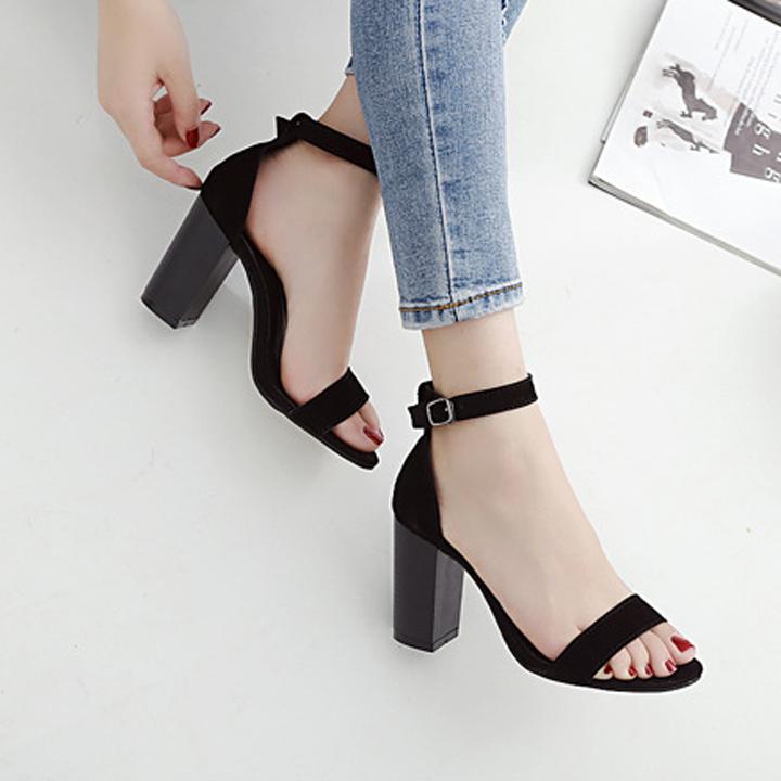 DÉP CAO GÓT QUAI ĐEN 5P