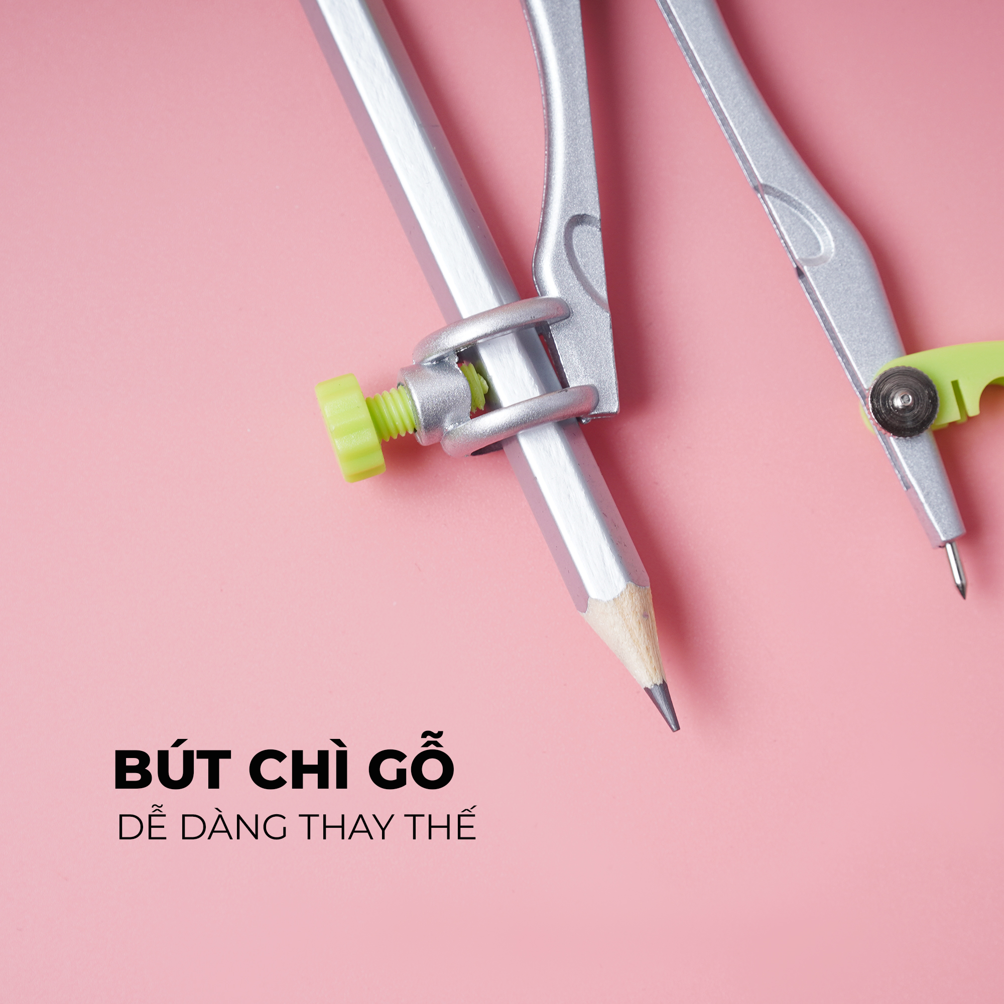 Compa Chì Kim Classmate, Compa Chì Dễ Thương Đa Dạng Màu Sắc Dành Cho Học Sinh