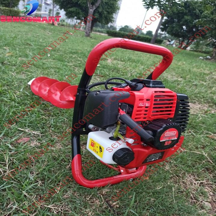 Máy khoan đất oshima 2p tặng mũi khoan ( 1 trong mũi 100, 150mm)