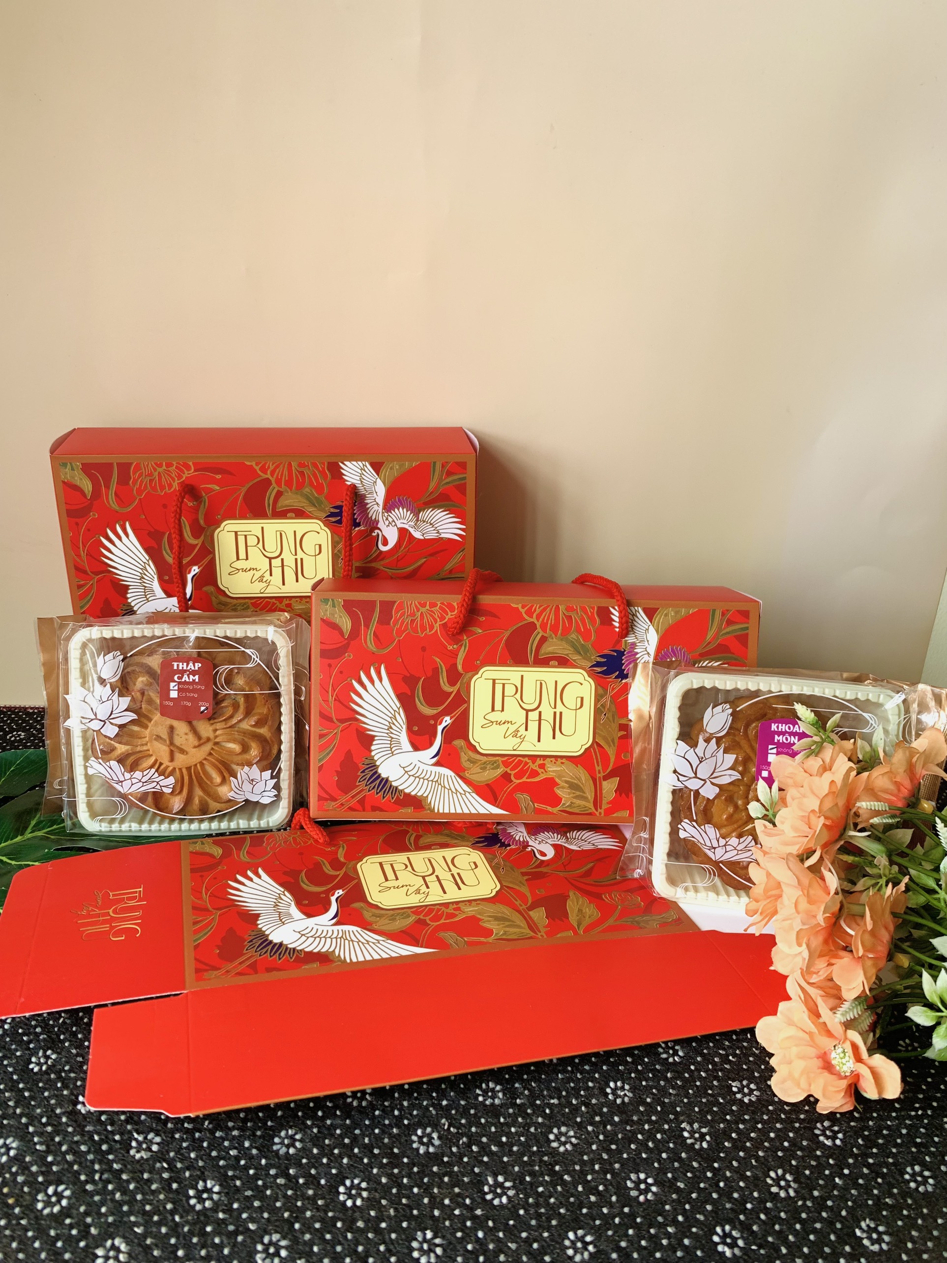 Hộp Đựng Bánh Trung Thu Chim Hạt VietTin Mart