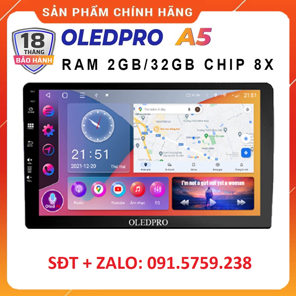 [Kho Hải Phòng] Màn hình Android OLEDPRO X4 9inch 10inch Cho Ô Tô Xe Hơi