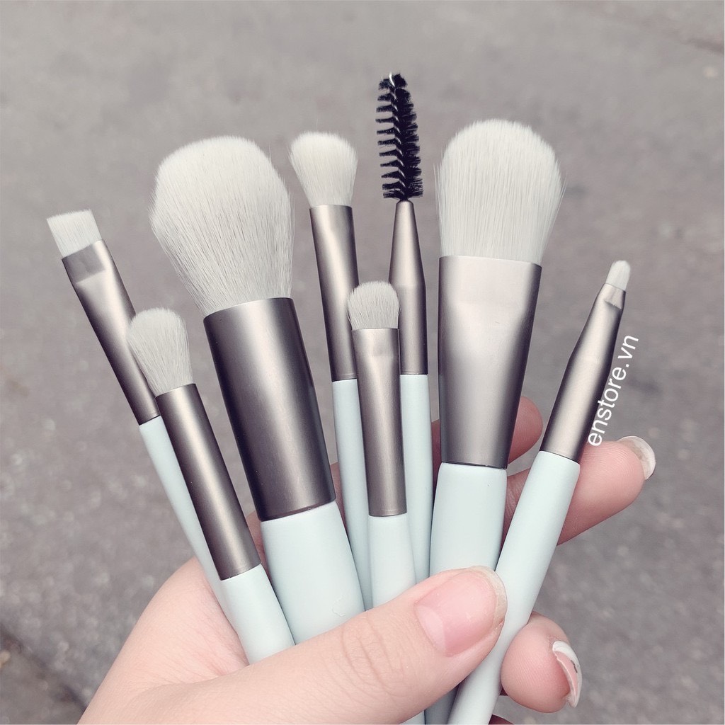 Set 8 Cây Cọ Trang Điểm Siêu Mịn Cao Cấp Loại đẹp chuẩn